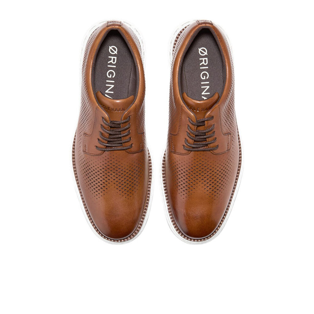 COLE HAAN MEN'S ORIGINAL GRAND 2.0-BRITISH TAN/OPTIC WHITE