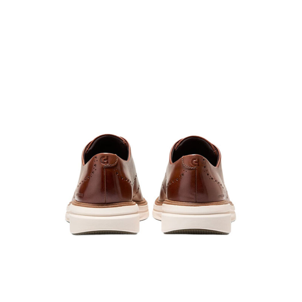 COLE HAAN MEN'S ORIGINAL GRAND CITYSPECTRE WINGTIP-WOODBURY/DARK NATURAL/IVORY