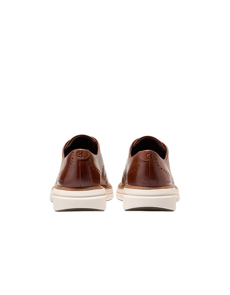 COLE HAAN MEN'S ORIGINAL GRAND CITYSPECTRE WINGTIP-WOODBURY/DARK NATURAL/IVORY
