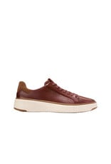 COLE HAAN MEN'S TOPSPIN SNEAKER-DARK BRICK/NEW CARAMEL/IVORY