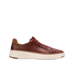 COLE HAAN MEN'S TOPSPIN SNEAKER-DARK BRICK/NEW CARAMEL/IVORY