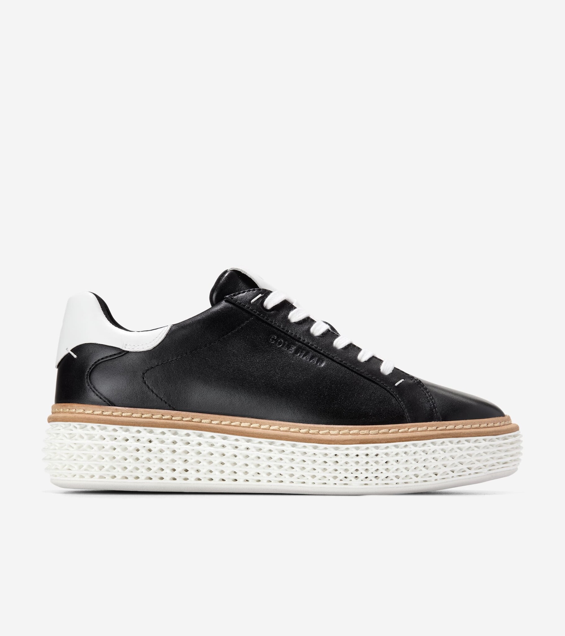 COLE HAAN WOMEN'S GRANDPRO COURT-BLACK/WHITE
