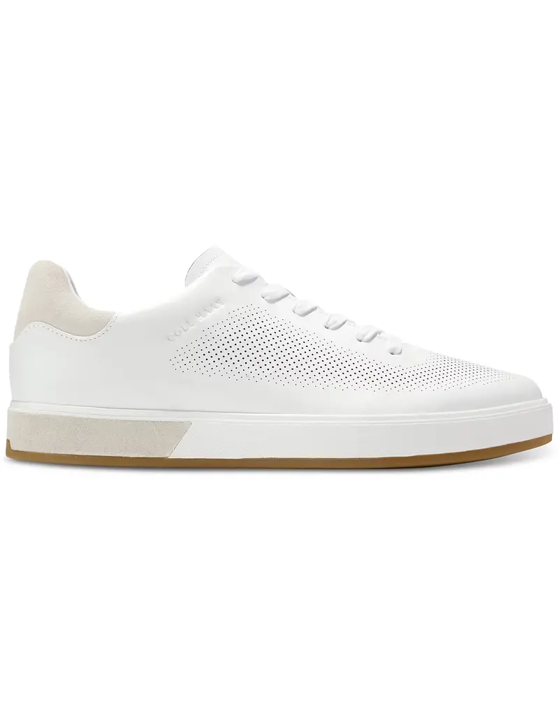 COLE HAAN MEN'S GRANDPRO ANGLEACE SNEAKER-OPTIC WHITE/SILVER BIRCH/OPTIC WHITE