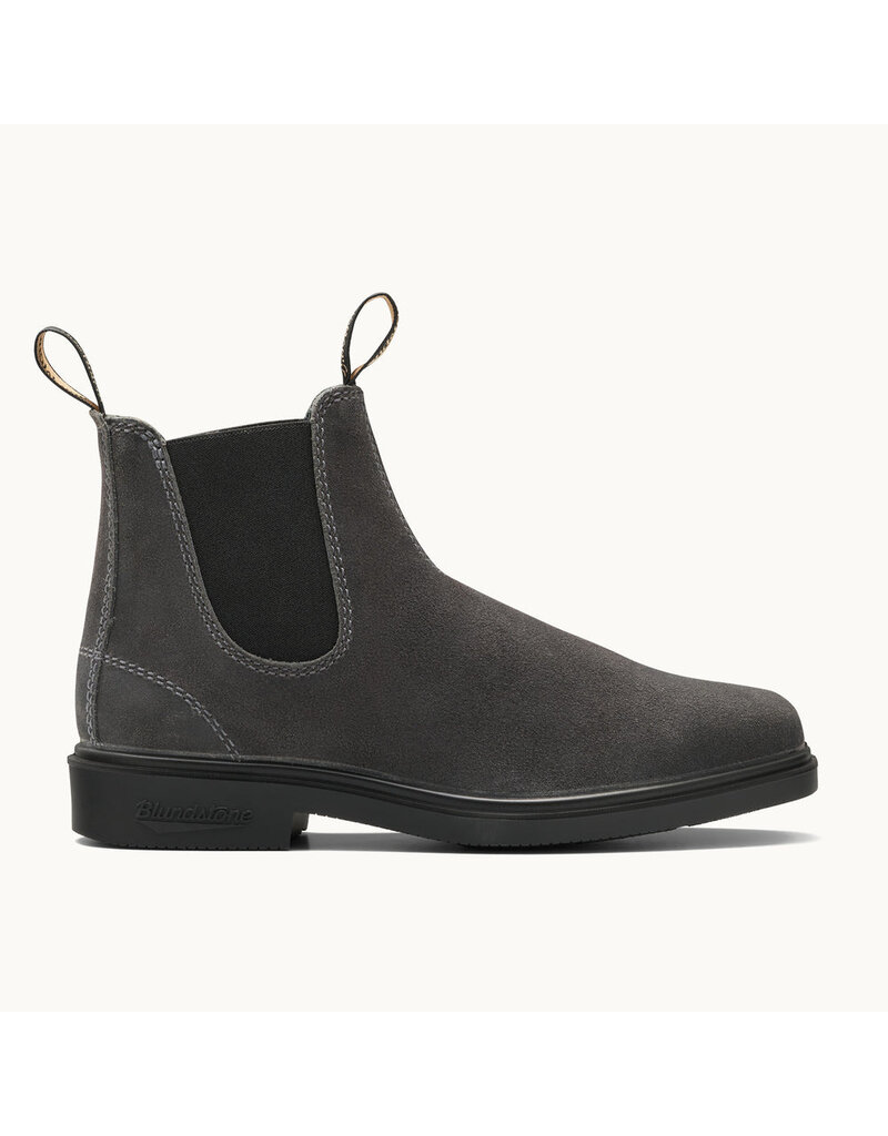 BLUNDSTONE DRESS CHELSEA-STEEL GREY SUEDE