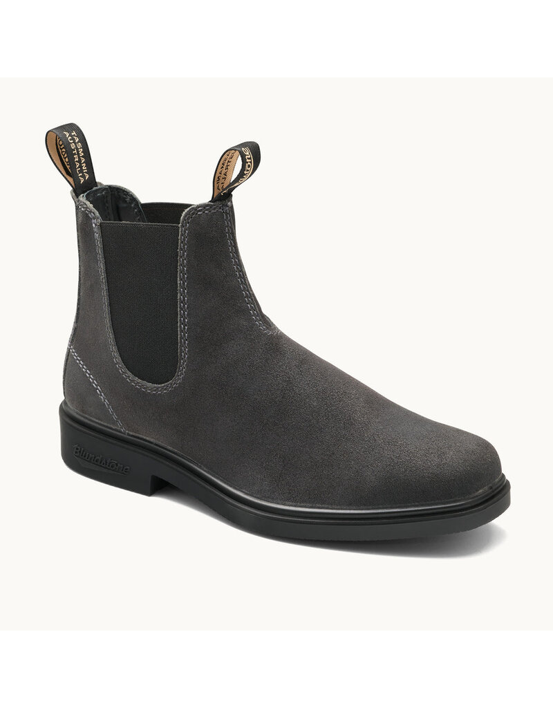 BLUNDSTONE DRESS CHELSEA-STEEL GREY SUEDE