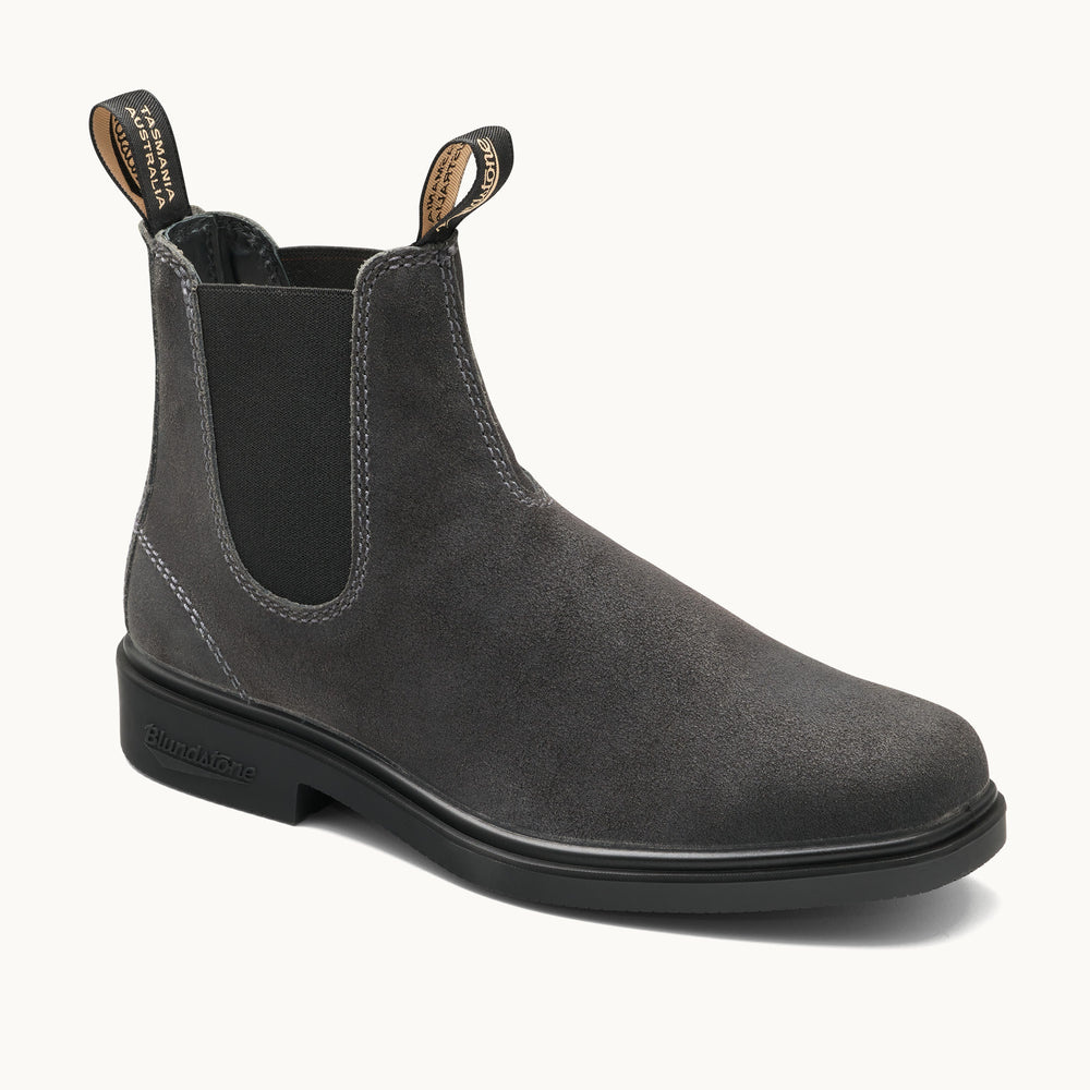 BLUNDSTONE DRESS CHELSEA-STEEL GREY SUEDE