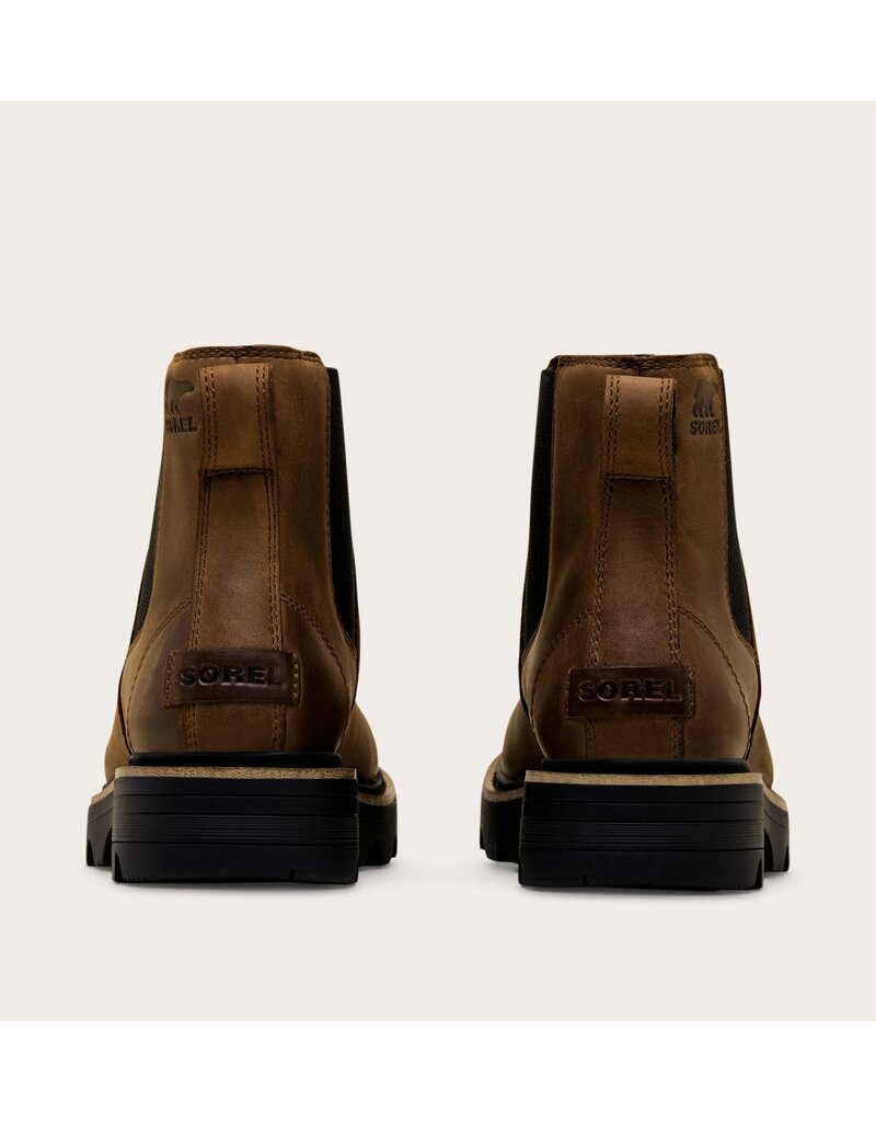 SOREL WOMEN'S REVEL RD CHELSEA WATERPROOF-TOBACCO/BLACK