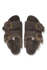 BIRKENSTOCK ARIZONA BIG BUCKLE SHEARLING-TEDDY CONCRETE GRAY