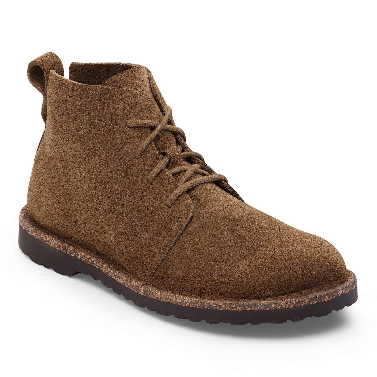 BIRKENSTOCK UPPSALA MID SUEDE-DARK TEA