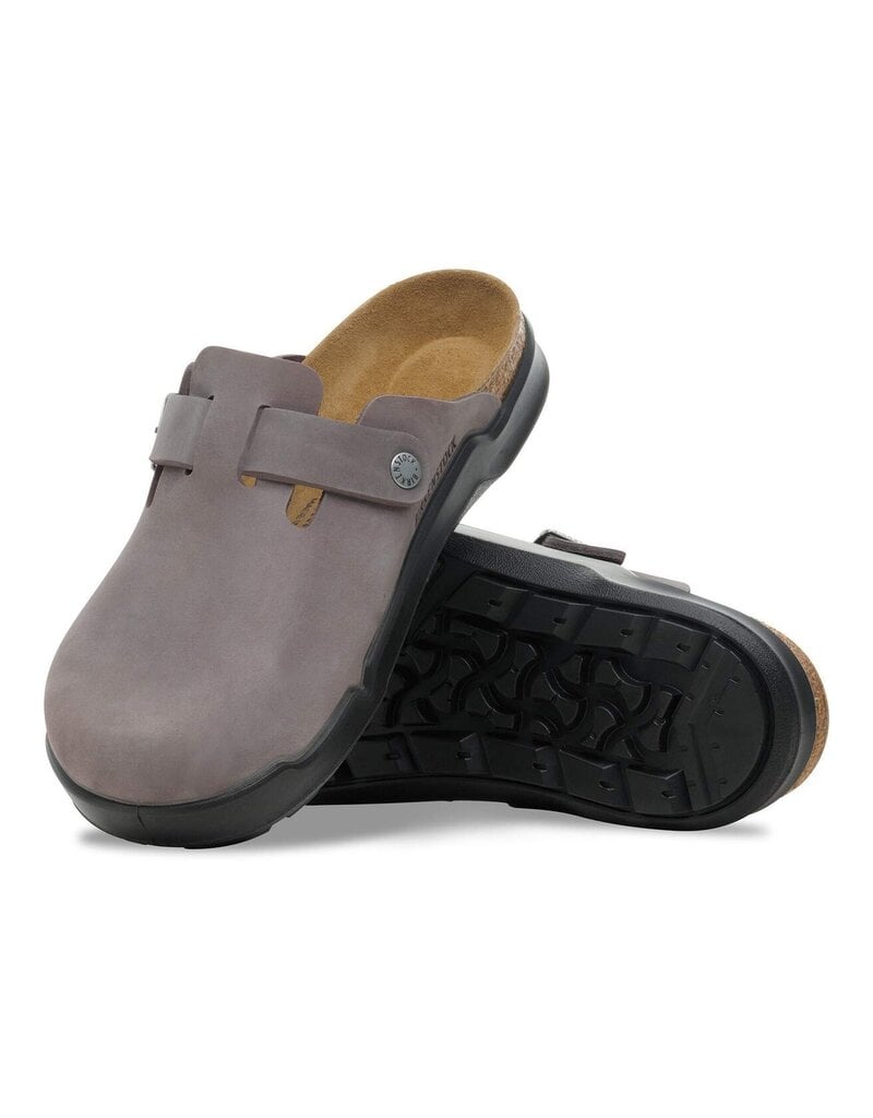 BIRKENSTOCK BOSTON RUGGED OILED LEATHER-IRON