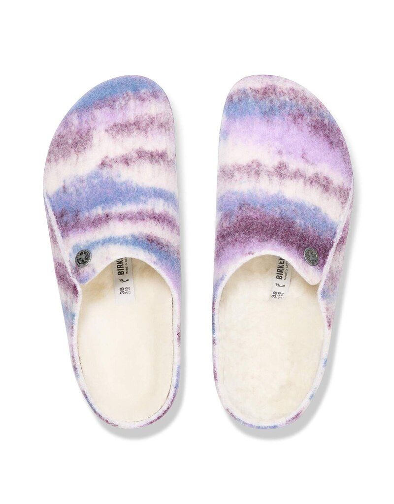 BIRKENSTOCK ZERMATT WOOL/SHEARLING-MAUVE MULTI/NATURAL