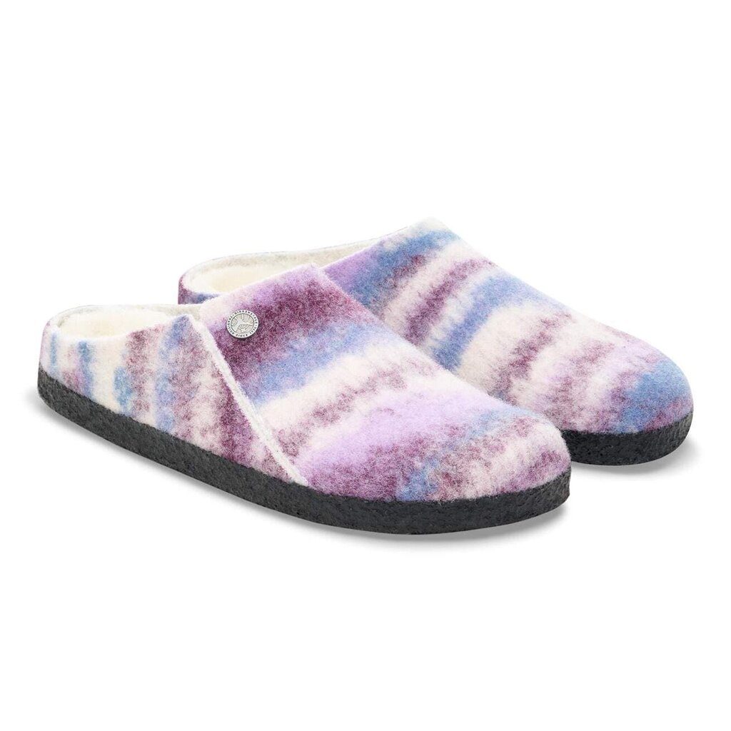 BIRKENSTOCK ZERMATT WOOL/SHEARLING-MAUVE MULTI/NATURAL