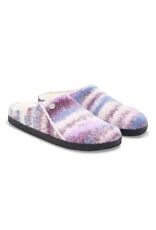 BIRKENSTOCK ZERMATT WOOL/SHEARLING-MAUVE MULTI/NATURAL