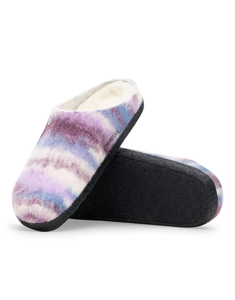 BIRKENSTOCK ZERMATT WOOL/SHEARLING-MAUVE MULTI/NATURAL