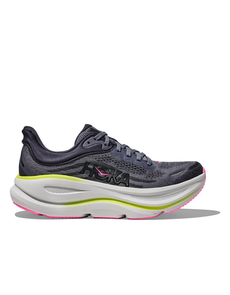HOKA ONE ONE WOMEN'S BONDI 9-CHARCOAL GREY/GREY SKIES