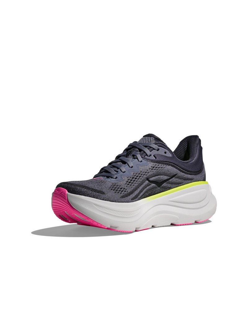 HOKA ONE ONE WOMEN'S BONDI 9-CHARCOAL GREY/GREY SKIES