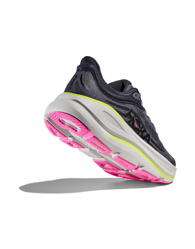 HOKA ONE ONE WOMEN'S BONDI 9-CHARCOAL GREY/GREY SKIES