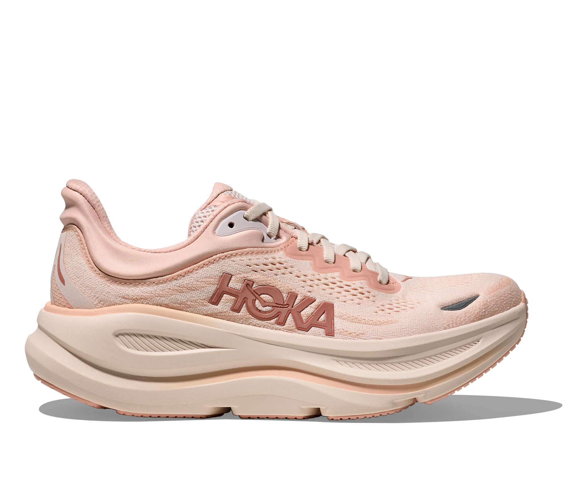 HOKA ONE ONE WOMEN'S BONDI 9-ROSE LATTE/ROSE CREAM