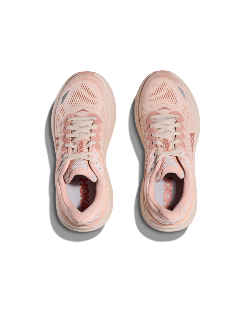 HOKA ONE ONE WOMEN'S BONDI 9-ROSE LATTE/ROSE CREAM