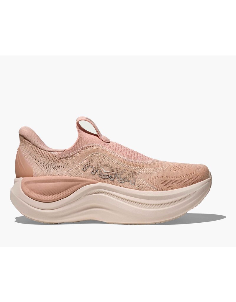 HOKA ONE ONE WOMEN'S SKYWARD LACELESS-ROSE LATTE/ROSE CREAM