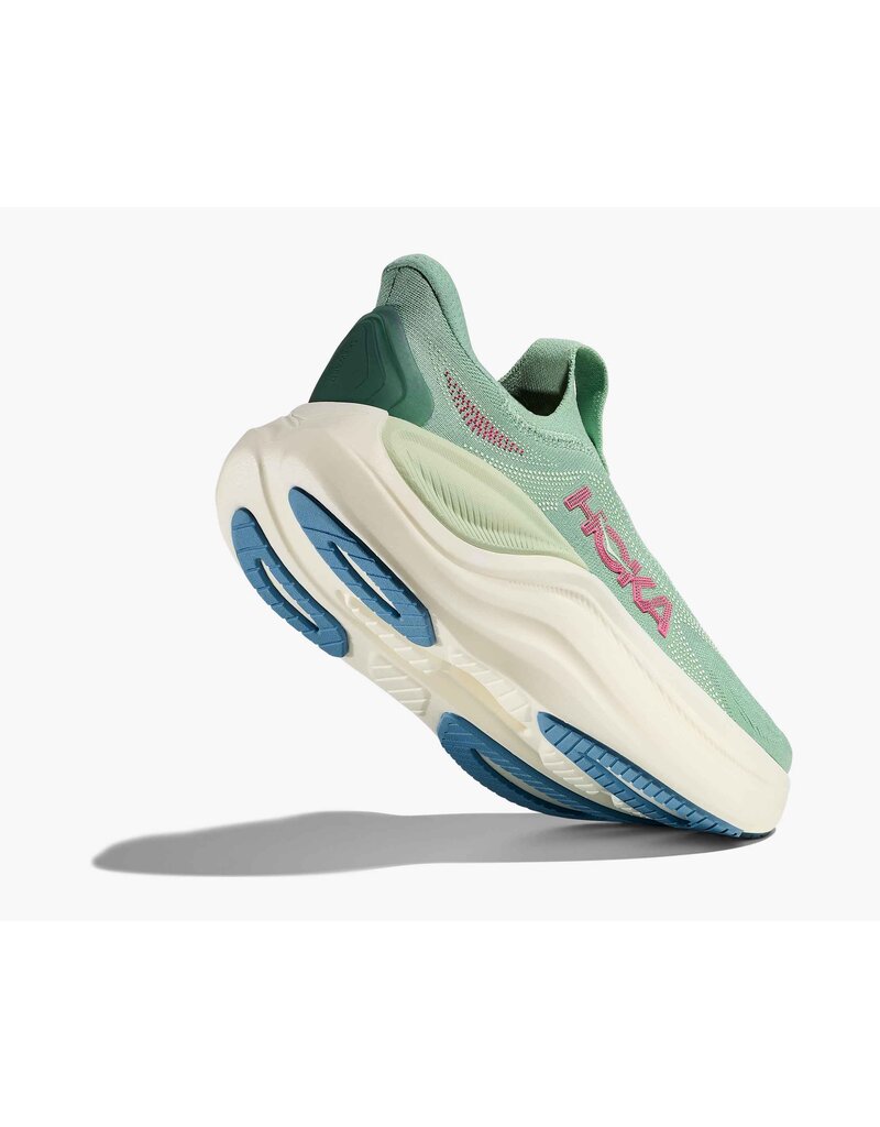 HOKA ONE ONE WOMEN'S SKYWARD LACELESS-JADEITE/SEA GLASS