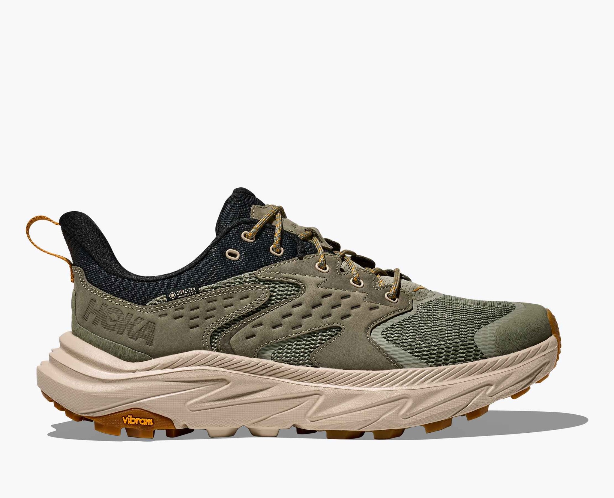 HOKA ONE ONE MEN'S ANACAPA 2 LOW GTX-SEA MOSS/OATMEAL