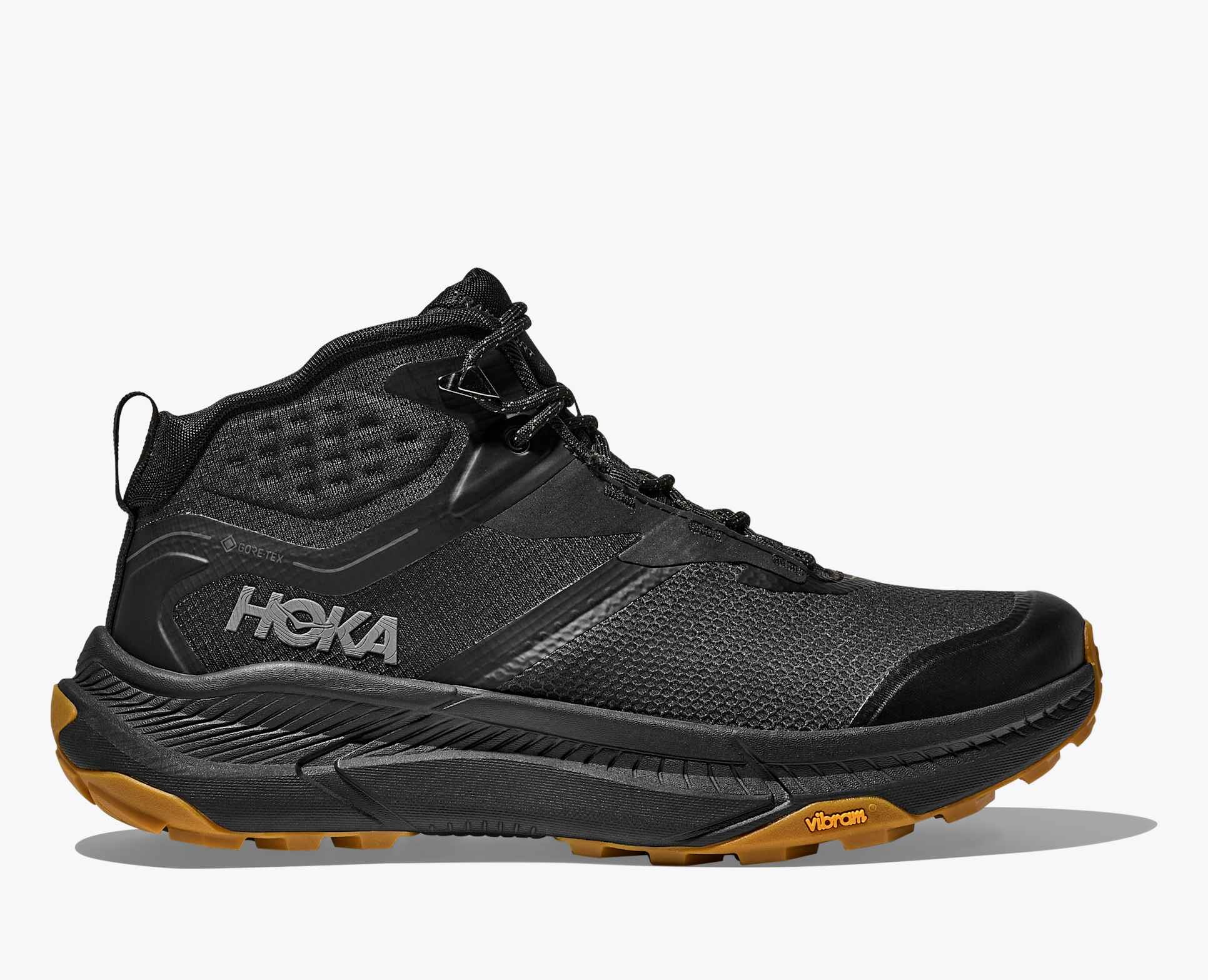 HOKA ONE ONE MEN'S TRANSPORT HIKE GTX-BLACK/BLACK