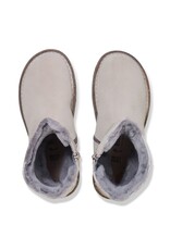 BIRKENSTOCK UPPSALA ZIP SHEARLING SUEDE-STONE COIN/NATURAL