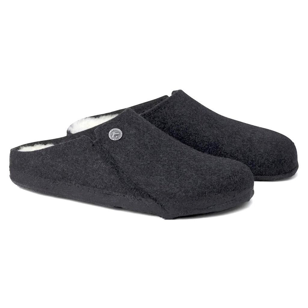 BIRKENSTOCK ZERMATT WOOL FELT SLIPPER-ANTHRACITE
