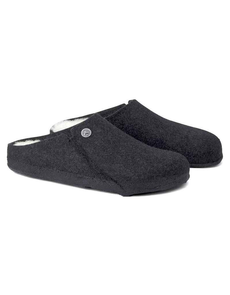 BIRKENSTOCK ZERMATT WOOL FELT SLIPPER-ANTHRACITE