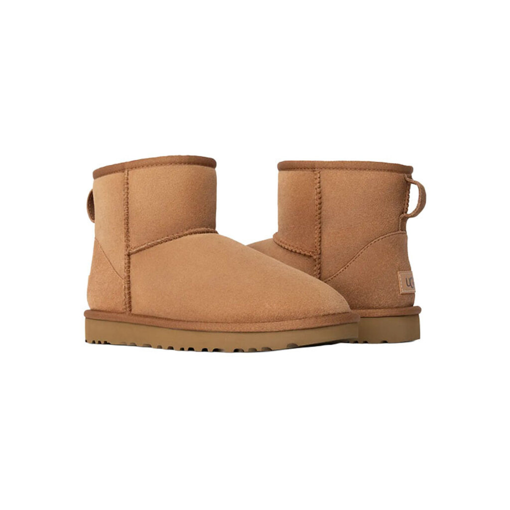 UGG WOMEN'S CLASSIC MINI II BOOT-CHESTNUT