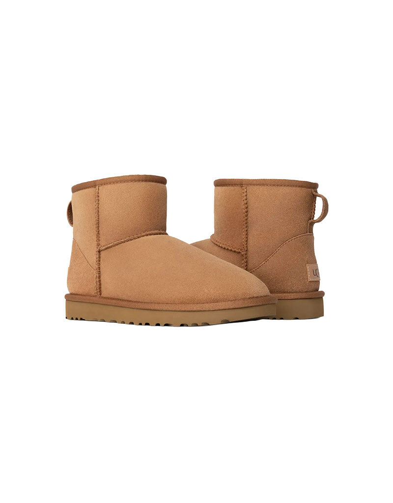 UGG WOMEN'S CLASSIC MINI II BOOT-CHESTNUT