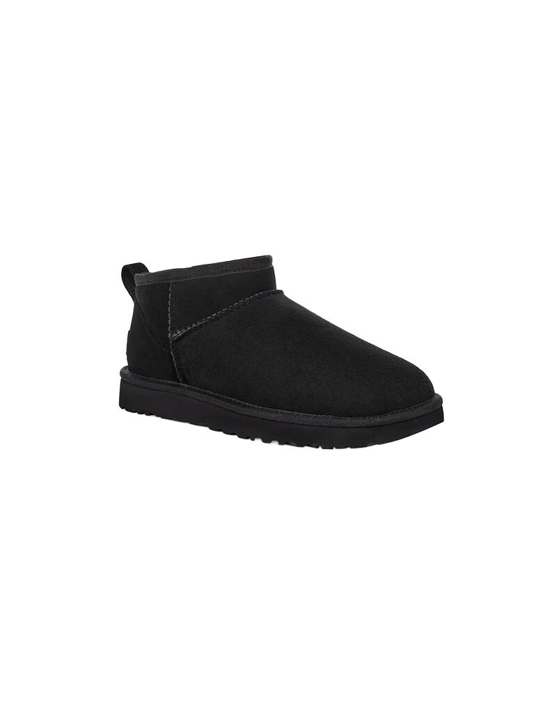 UGG WOMEN'S CLASSIC ULTRA MINI BOOT-BLACK