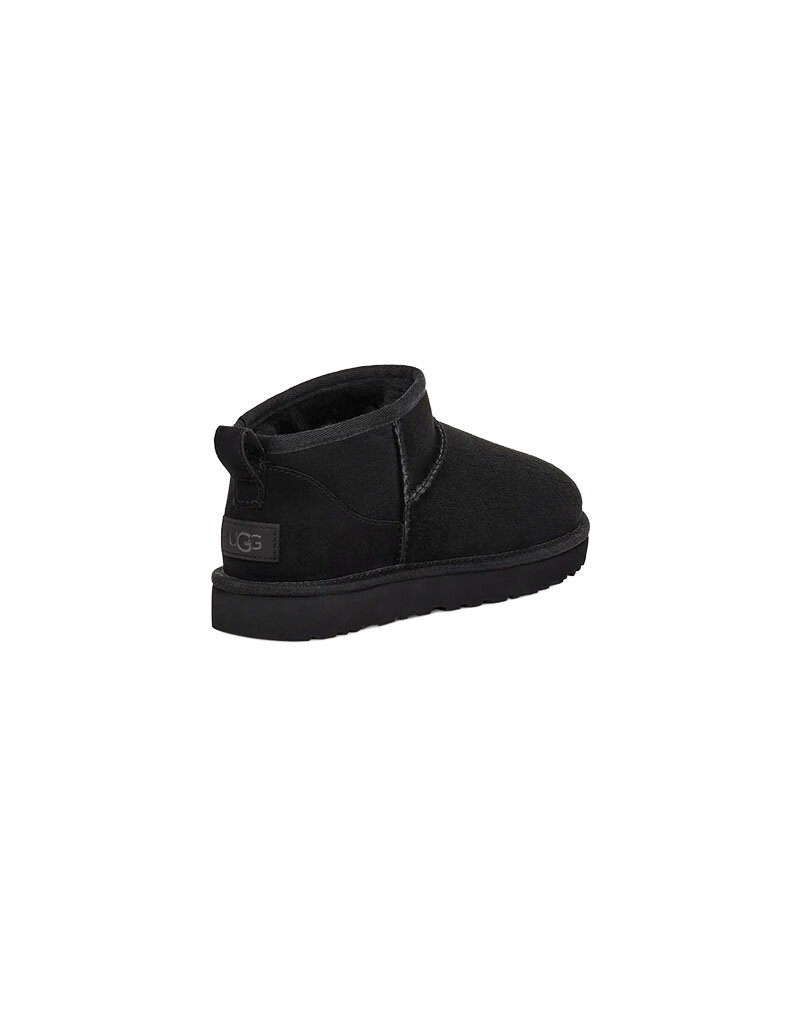 UGG WOMEN'S CLASSIC ULTRA MINI BOOT-BLACK