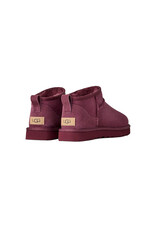 UGG WOMEN'S CLASSIC ULTRA MINI BOOT-BURNT MAGENTA