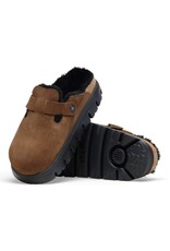 BIRKENSTOCK BOSTON CHUNKY SHEARLING-DARK TEA BIRKENSTOCK BOSTON CHUNKY SHEARLING-DARK TEA
