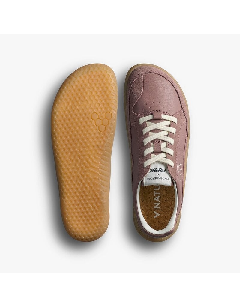 VIVO BAREFOOT WOMEN'S GOBI II PREMIUM LEATHER SNEAKER-TWILIGHT MAUVE