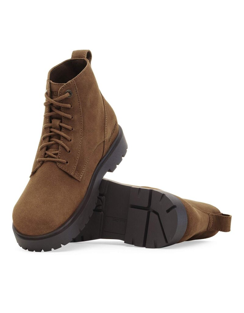 BIRKENSTOCK HIGHWOOD LACE SUEDE-DARK TEA