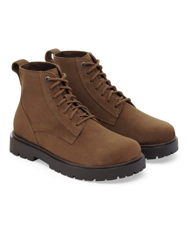 BIRKENSTOCK HIGHWOOD LACE SUEDE-DARK TEA