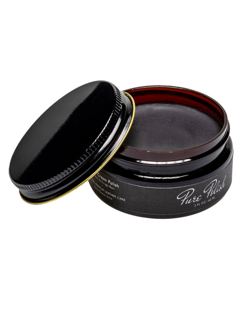 PURE POLISH CREAM POLISH-BLACK