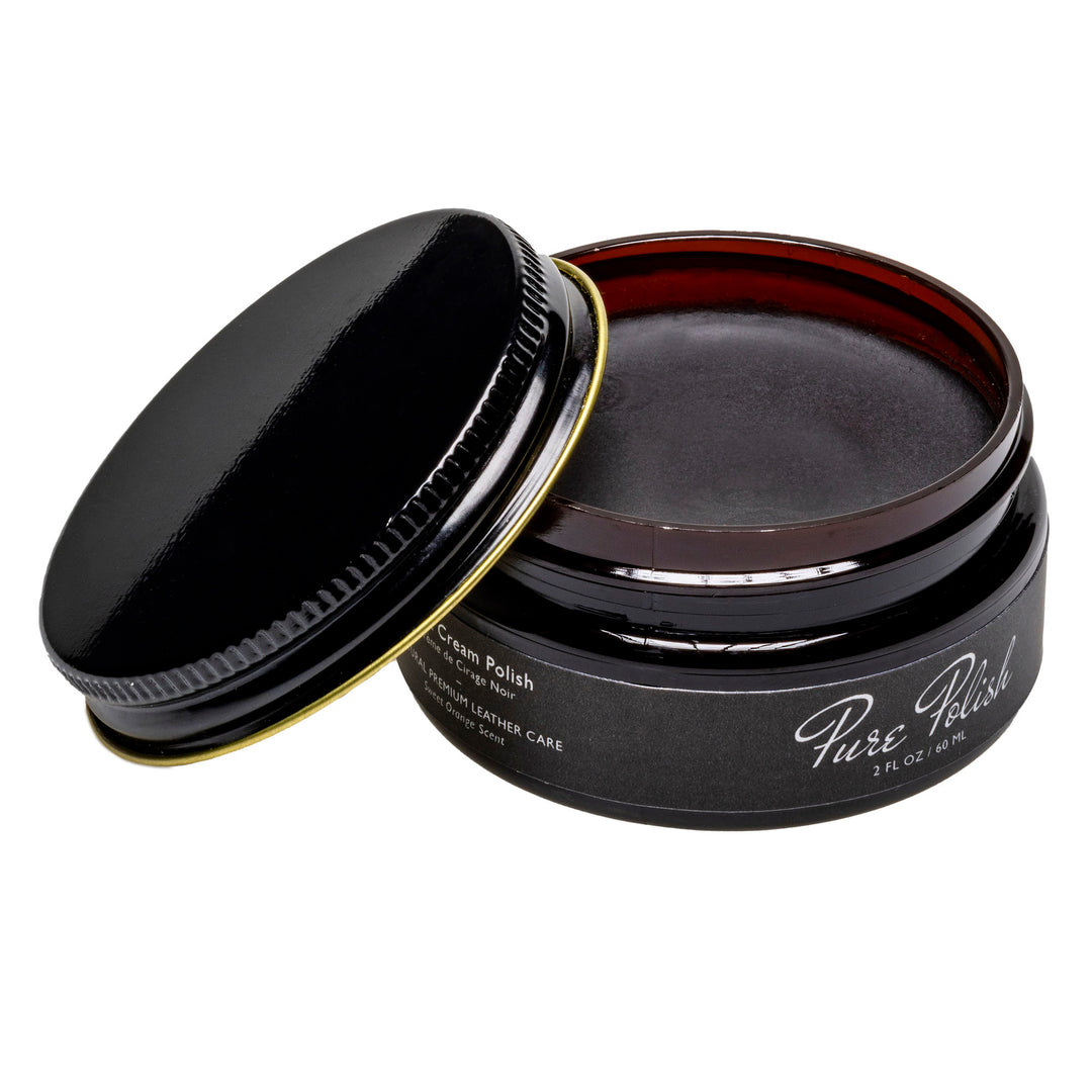 PURE POLISH CREAM POLISH-BLACK