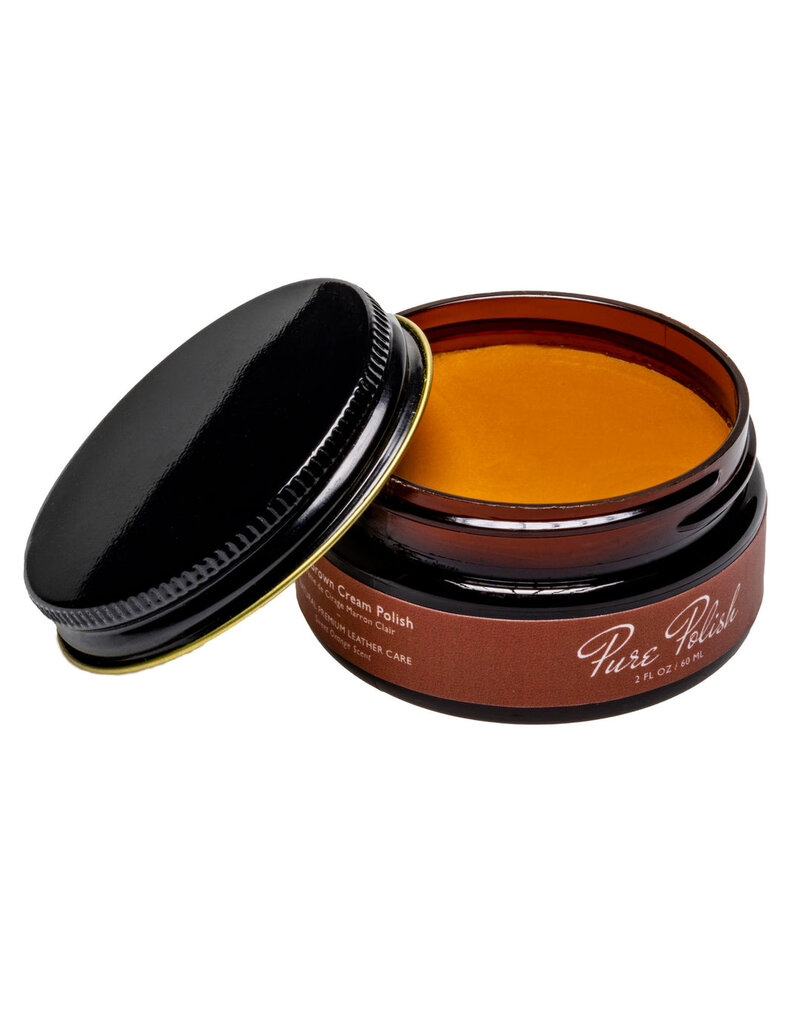 PURE POLISH CREAM POLISH-LIGHT BROWN