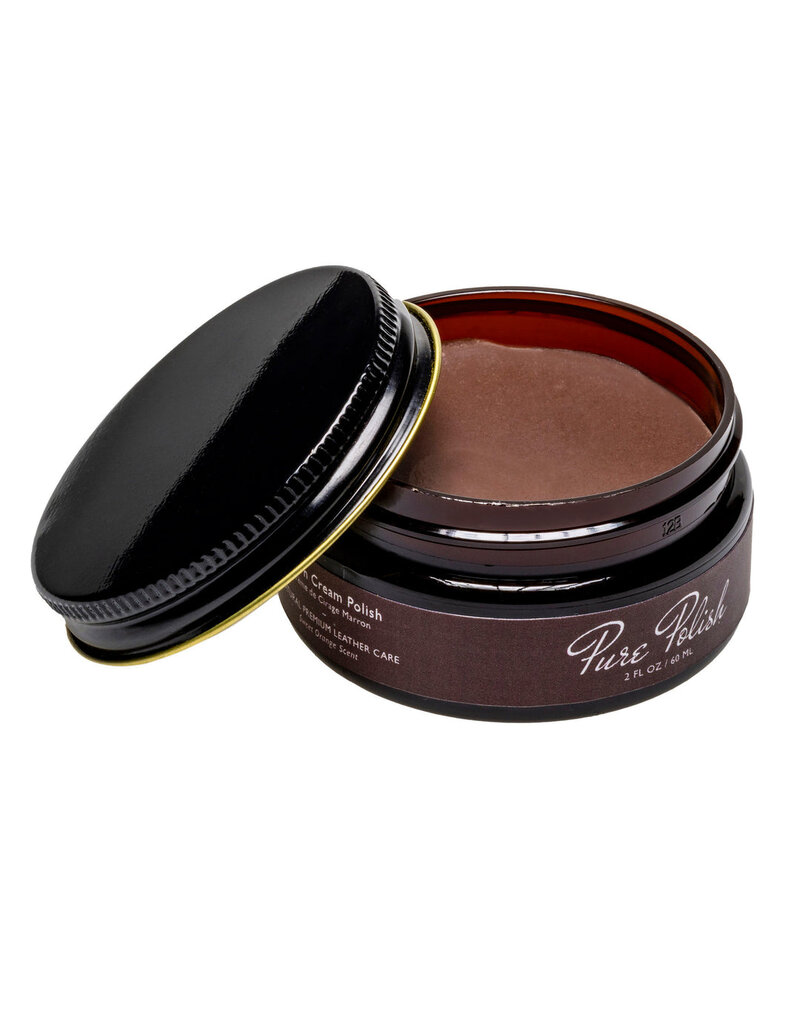 PURE POLISH CREAM POLISH-BROWN