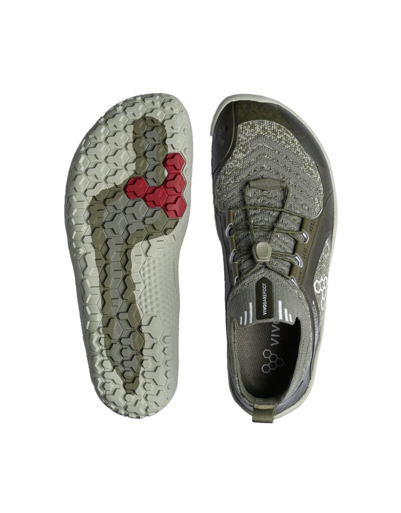 VIVO BAREFOOT MEN'S PRIMUS TRAIL KNIT FG-FOREST GREEN