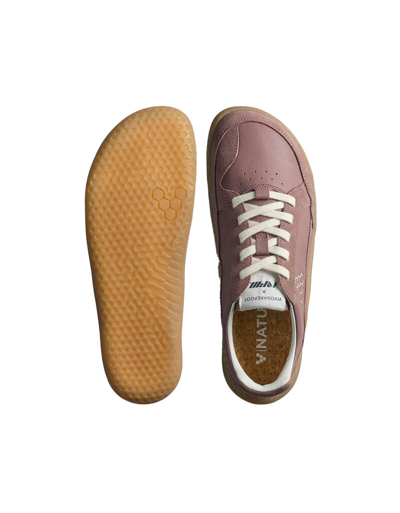 VIVO BAREFOOT WOMEN'S GOBI II PREMIUM LEATHER SNEAKER-TWILIGHT MAUVE