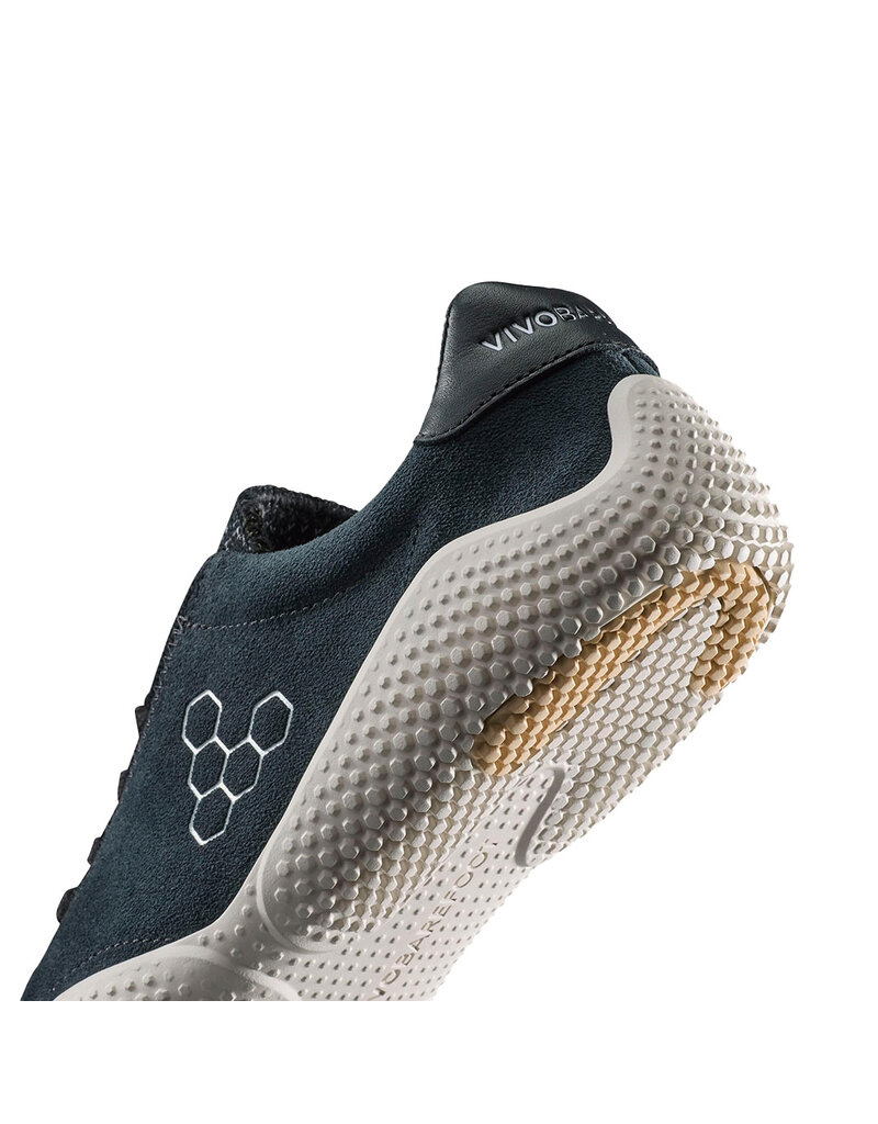 VIVO BAREFOOT WOMEN'S MOTUS STUDIO LEATHER SNEAKER-OBSIDIAN/WHITE