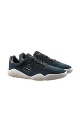 VIVO BAREFOOT WOMEN'S MOTUS STUDIO LEATHER SNEAKER-OBSIDIAN/WHITE