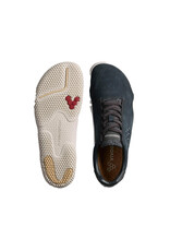 VIVO BAREFOOT WOMEN'S MOTUS STUDIO LEATHER SNEAKER-OBSIDIAN/WHITE