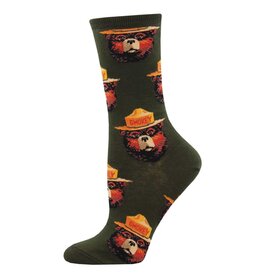 SOCKSMITH WOMEN'S SMOKEY FACE GREEN
