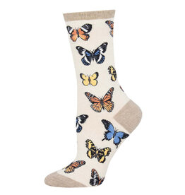SOCKSMITH WOMEN'S MAJESTIC BUTTERFLIES